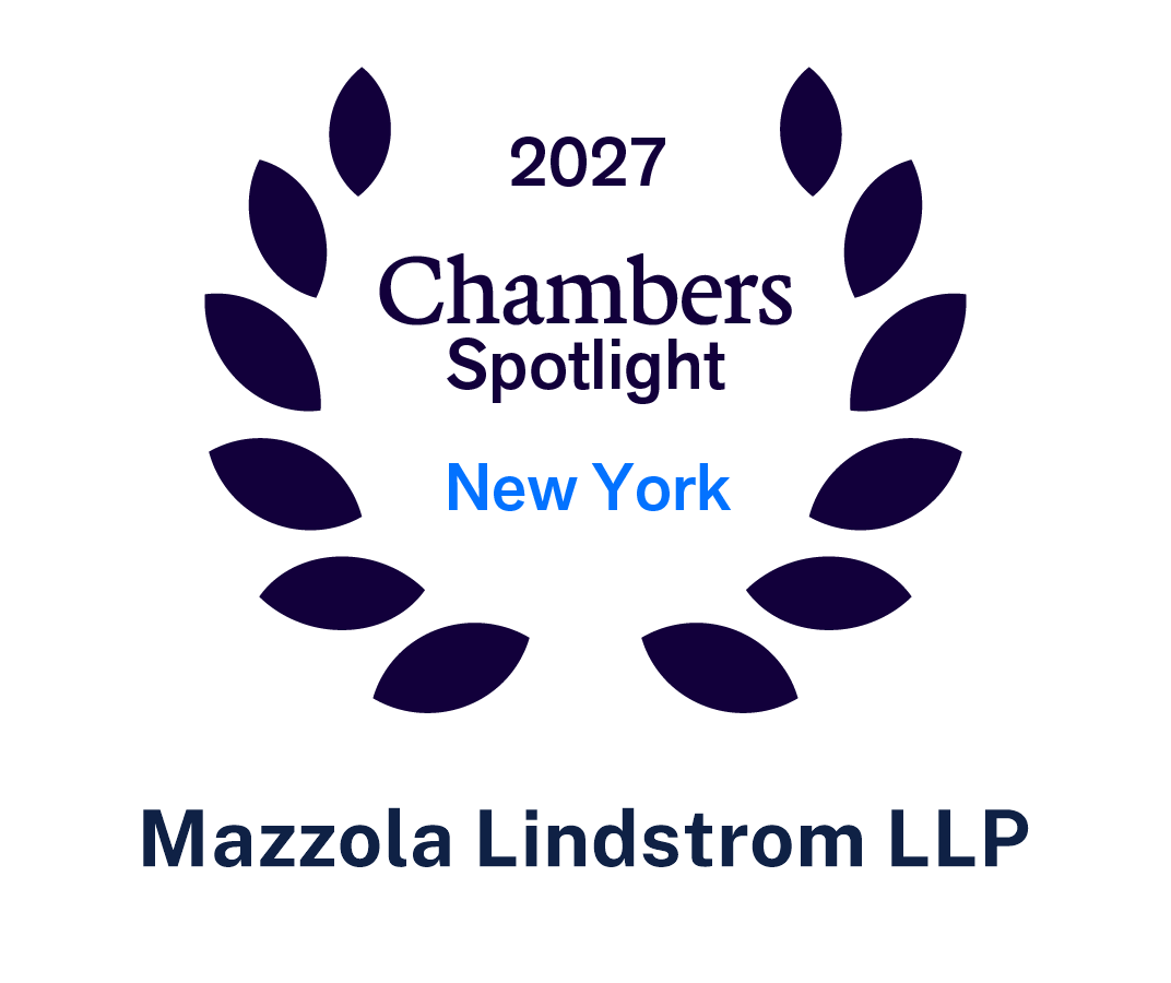 Chambers New York Spotlight 2027 Mazzola Lindstrom LLP Award